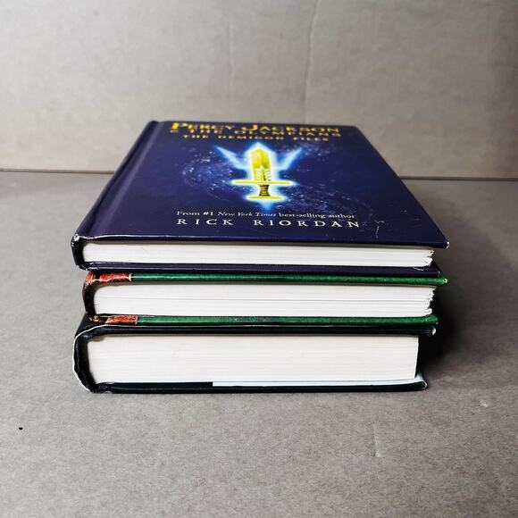 RICK RIORDAN Lot The Last Olympian Demigod Diaries & Demigod Files HC YA Fantasy - Picture 4 of 16
